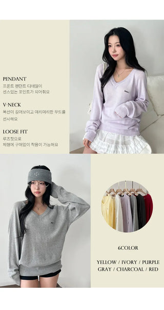 V Neck Knit