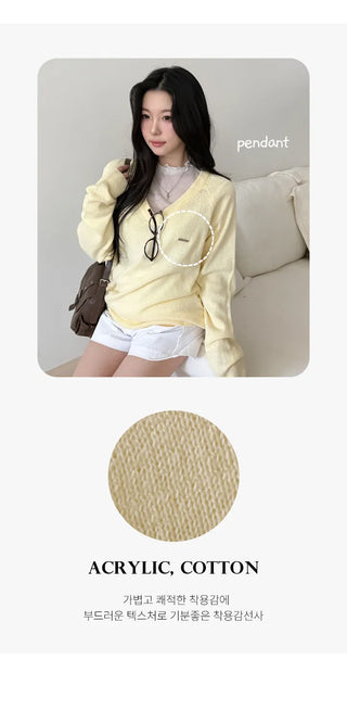 V Neck Knit