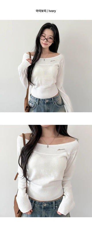 Ribbed Crop Knit