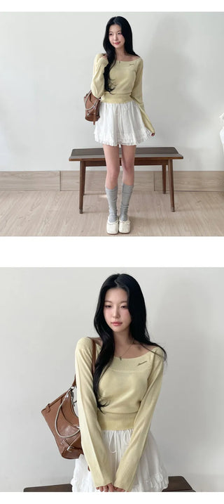 Ribbed Crop Knit