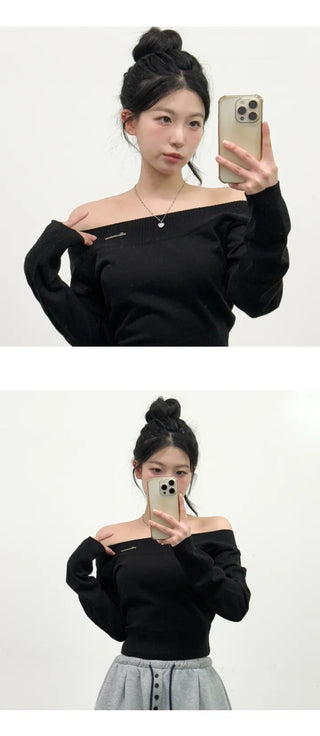 Ribbed Crop Knit
