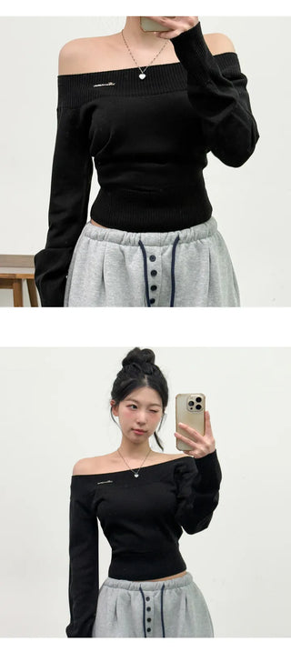 Ribbed Crop Knit
