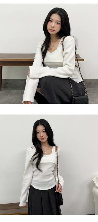 Layered Sleeve Top