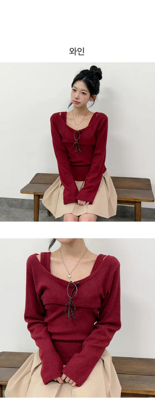 Layered Sleeve Top