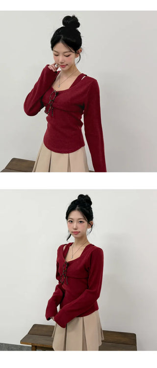 Layered Sleeve Top