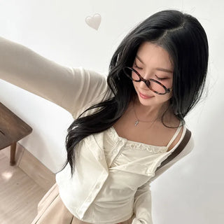 Sleeveless Cardigan Set