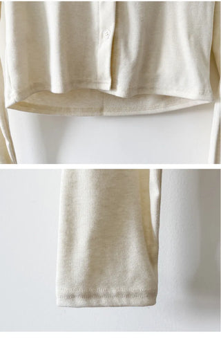 Sleeveless Cardigan Set