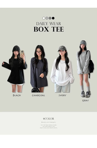 Boxy Long Sleeve Tee