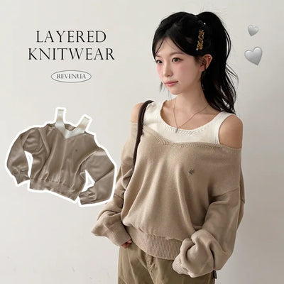 Sleeveless Knit Set