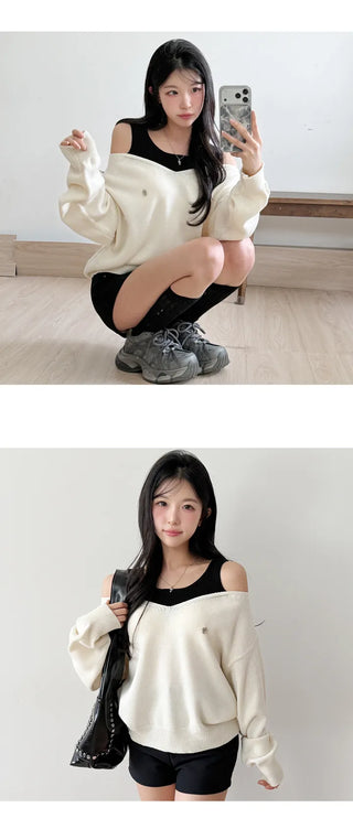 Sleeveless Knit Set