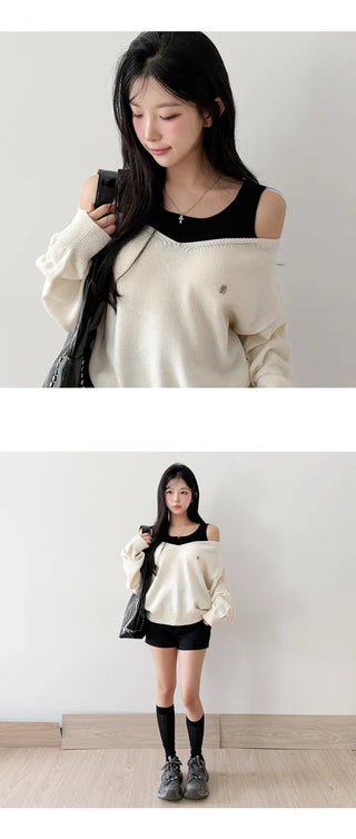 Sleeveless Knit Set
