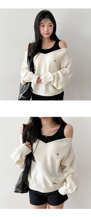 Sleeveless Knit Set