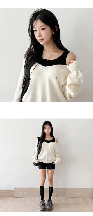 Sleeveless Knit Set