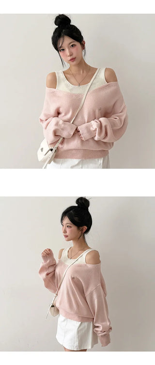 Sleeveless Knit Set