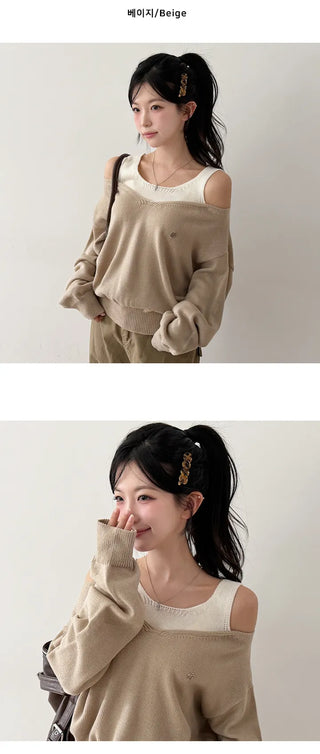 Sleeveless Knit Set