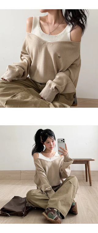 Sleeveless Knit Set