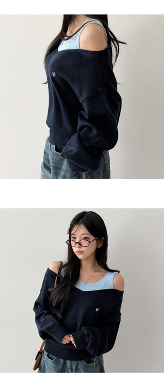 Sleeveless Knit Set
