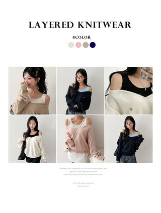Sleeveless Knit Set