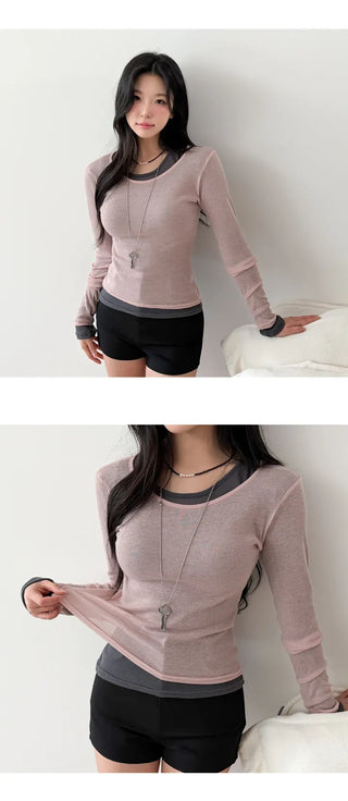 Sheer Long Sleeve Tee
