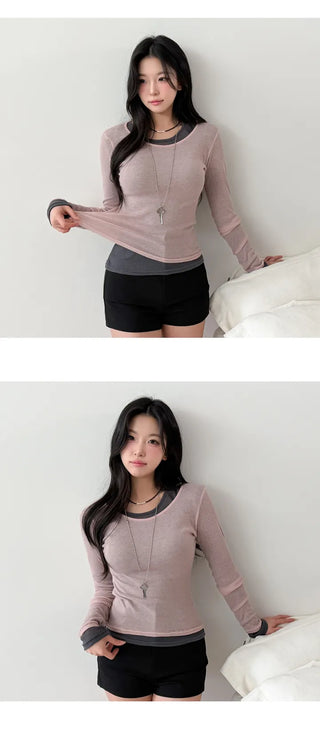 Sheer Long Sleeve Tee