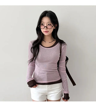 Sheer Long Sleeve Tee