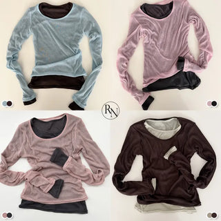 Sheer Long Sleeve Tee