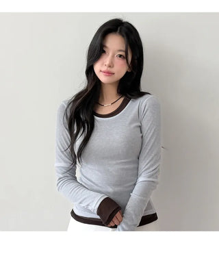 Sheer Long Sleeve Tee