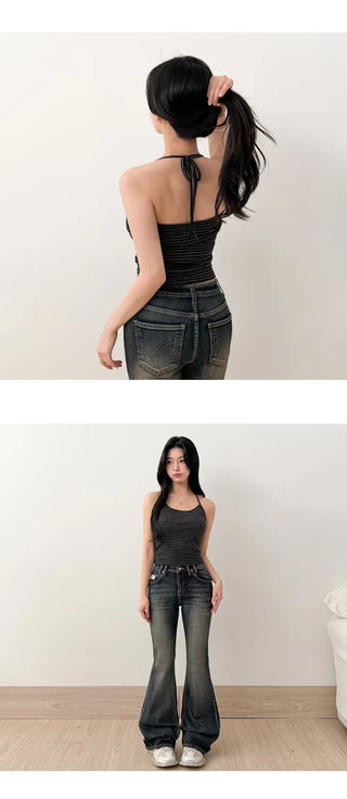 Striped Sleeveless Top