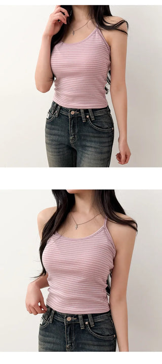 Striped Sleeveless Top
