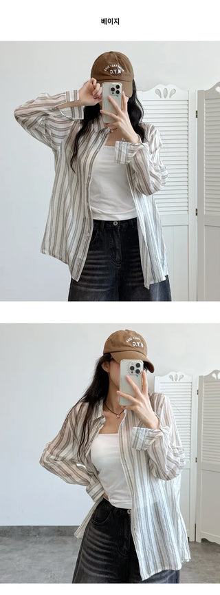 Striped Long Sleeve Shirt