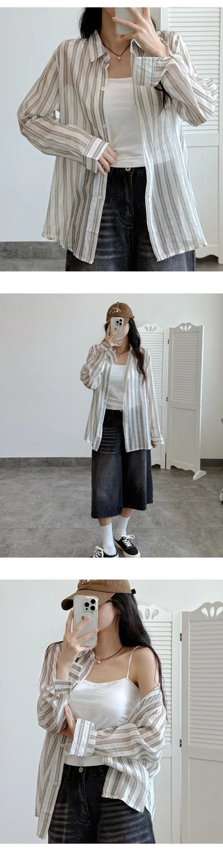Striped Long Sleeve Shirt