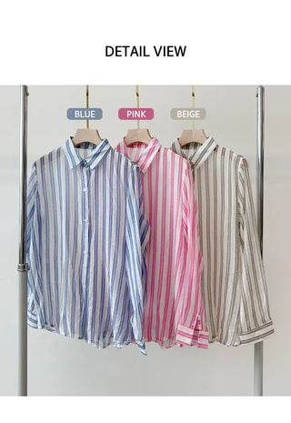 Striped Long Sleeve Shirt