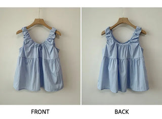 Frill Sleeveless Blouse