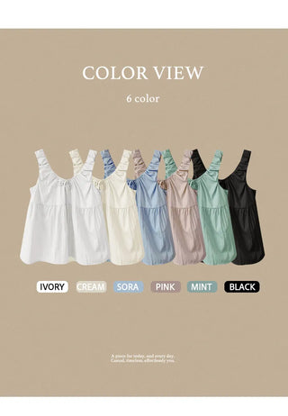 Frill Sleeveless Blouse