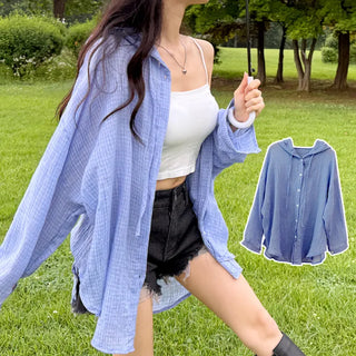 Sheer Hooded Windbreaker