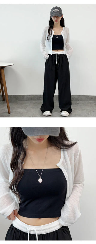Linen Sheer Cardigan