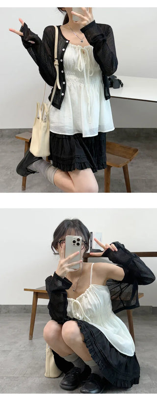 Linen Sheer Cardigan