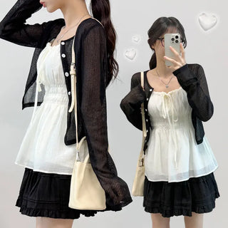 Linen Sheer Cardigan