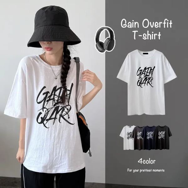 Lettering Boxy Tee
