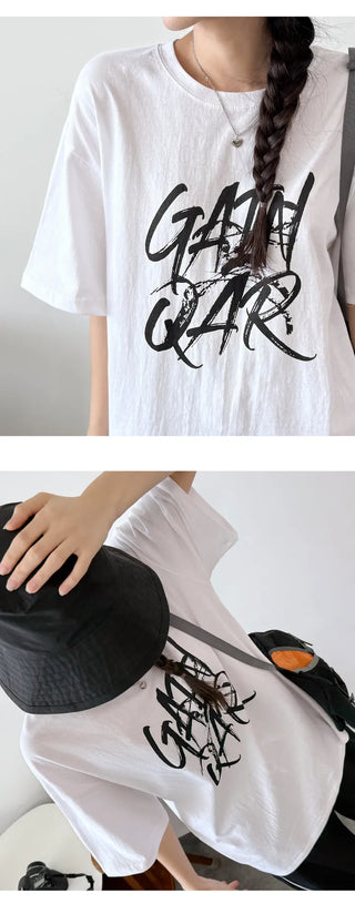 Lettering Boxy Tee