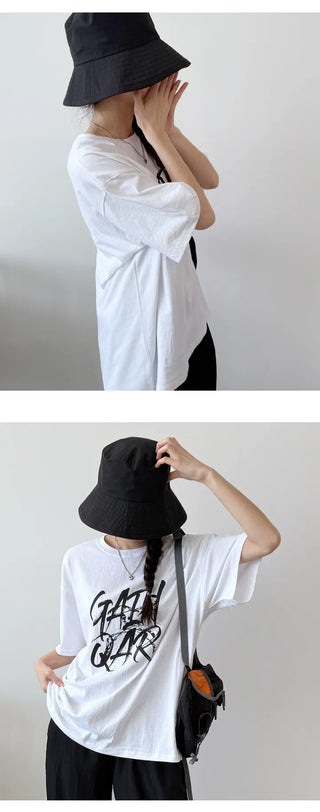 Lettering Boxy Tee