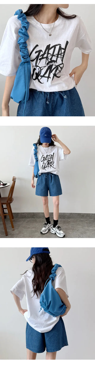 Lettering Boxy Tee