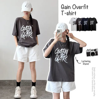 Lettering Boxy Tee