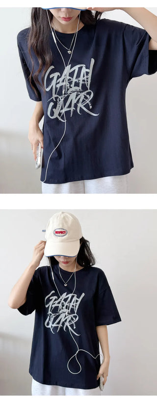 Lettering Boxy Tee