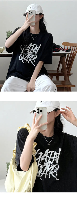 Lettering Boxy Tee
