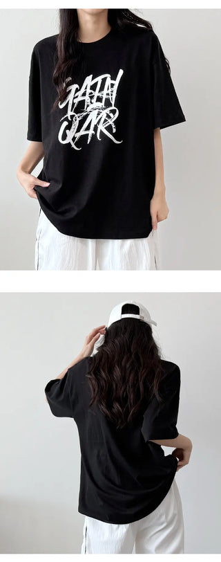 Lettering Boxy Tee