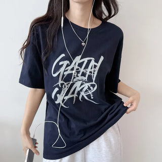 Lettering Boxy Tee