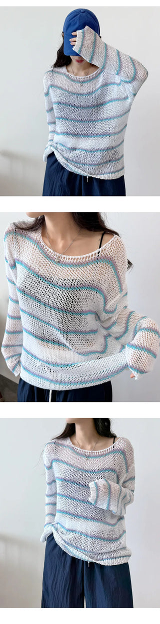 Striped Knit Tee