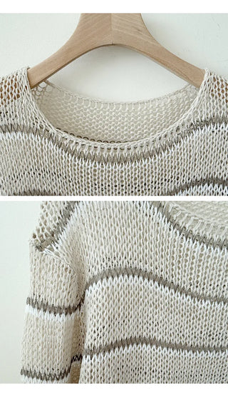 Striped Knit Tee