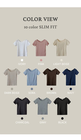 Slim Fit Cotton Tee